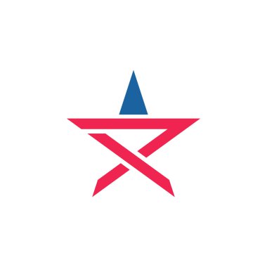 Tasarım yıldız logo vektör