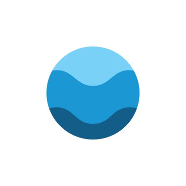 Deniz logo tasarlamak vektör