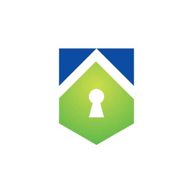 Güvenlik kalkan logo vektör