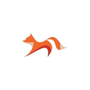 Hayvanlar vahşi fox logosu 