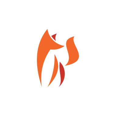 Hayvanlar vahşi fox logosu 