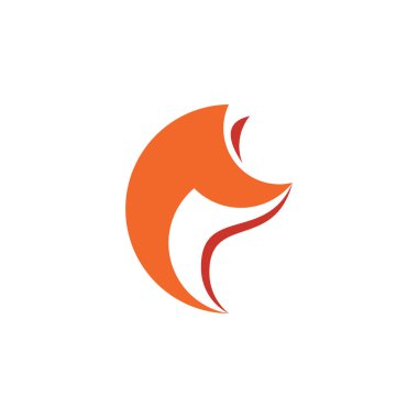 Hayvanlar vahşi fox logosu 