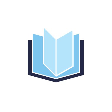 Belgeyi kitap logo vektör