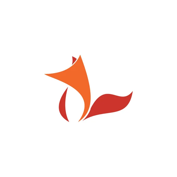 Djur Vilda Fox Logotyp — Stock vektor