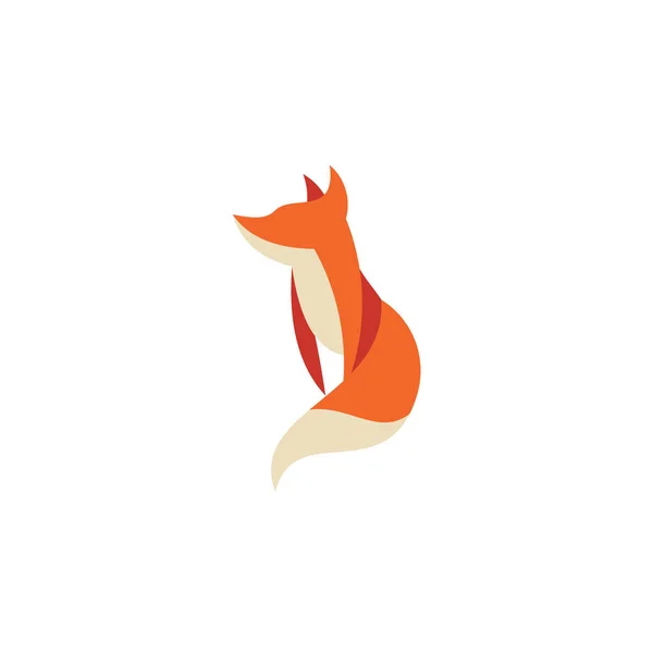Tiere Wildfuchs Logo — Stockvektor
