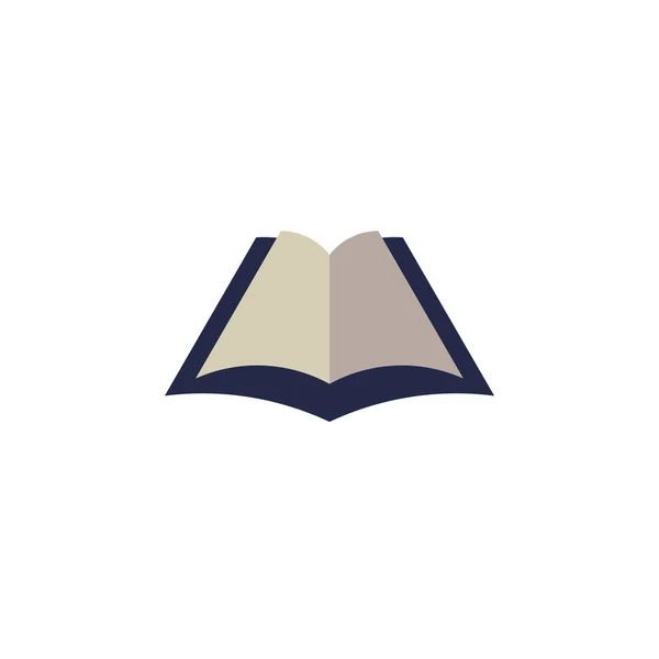 Documento Libros Logo Vector — Vector de stock
