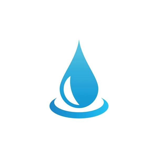 Natuur Water Splash Logo — Stockvector