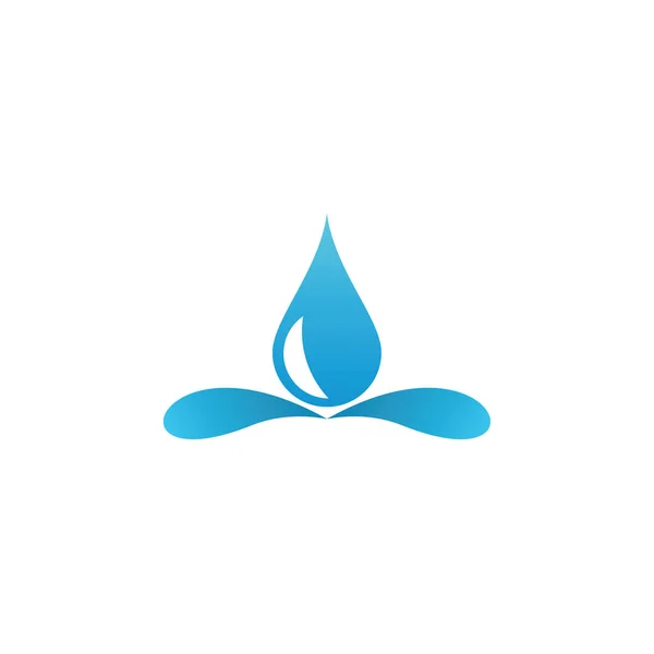 Natuur Water Splash Logo — Stockvector