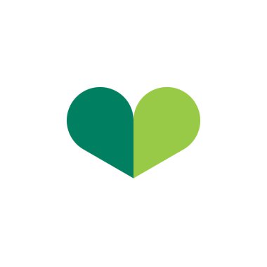 Yeşil ekoloji vektör logosu
