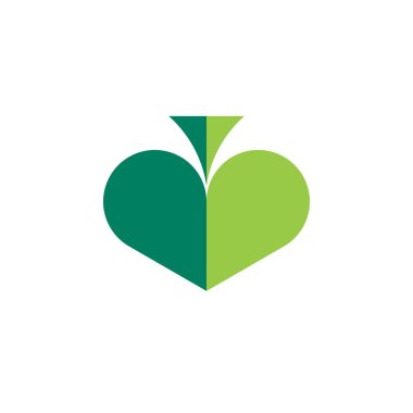 Yeşil ekoloji vektör logosu