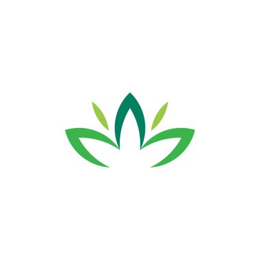 Yeşil ekoloji vektör logosu