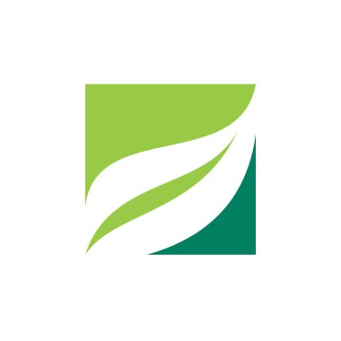 Yeşil ekoloji vektör logosu