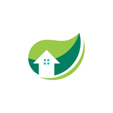 Yeşil ekoloji vektör logosu