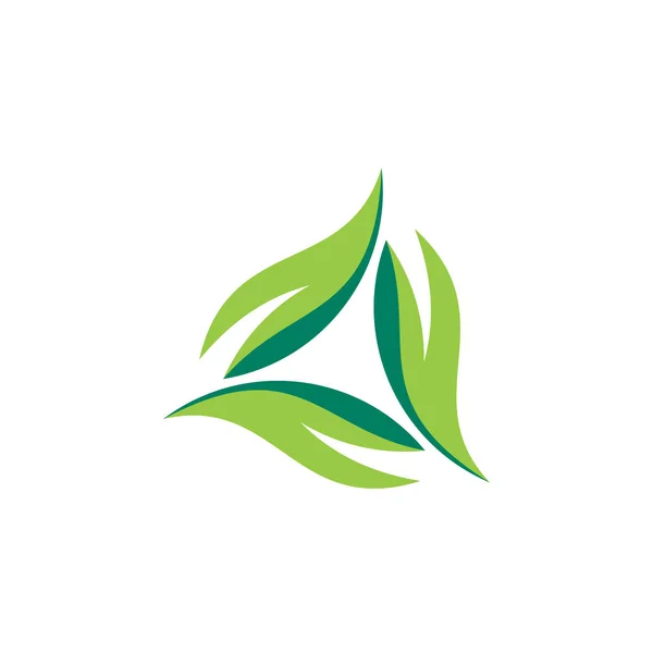 Logotipo Vector Ecologia Verde — Vetor de Stock