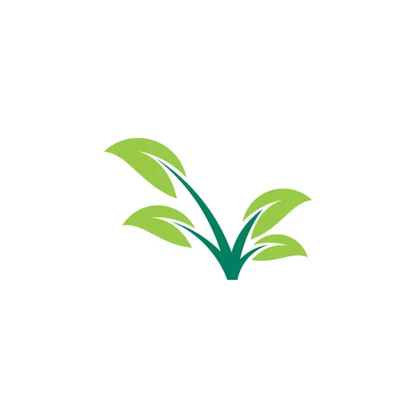 Logotipo Vector Ecologia Verde — Vetor de Stock