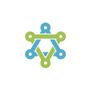 Teknoloji bağlantısı vektör logosu