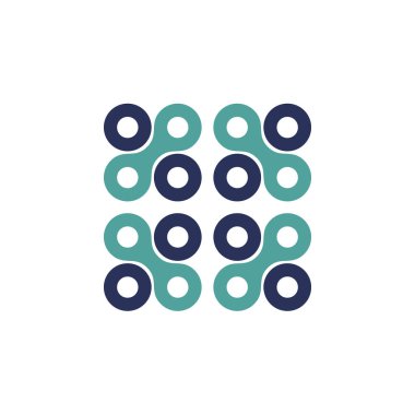 Teknoloji bağlantısı vektör logosu