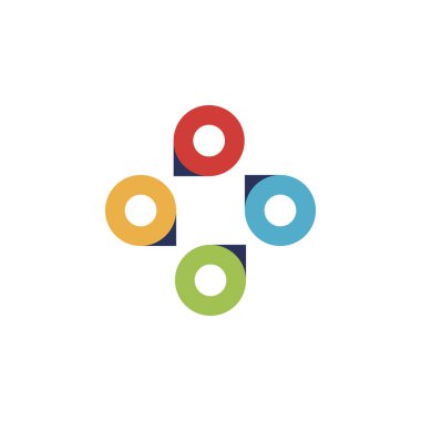 Teknoloji bağlantısı vektör logosu