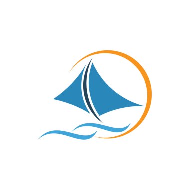 Yat deniz logo vektör