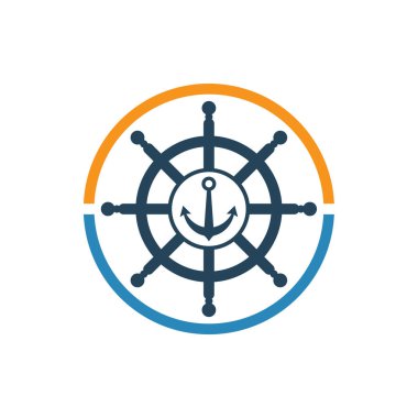 Yat deniz logo vektör