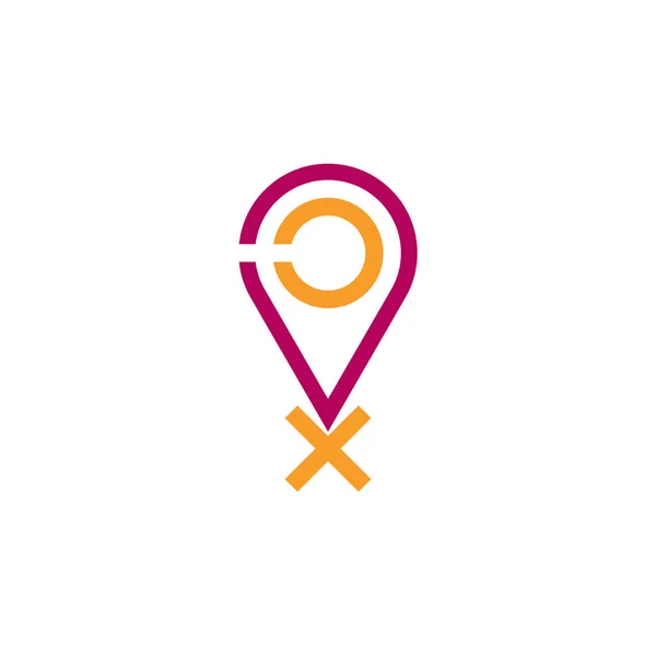 Design Reise Abenteuer Logo — Stockvektor