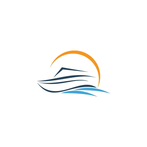 Vecteur Logo Marin Yacht — Image vectorielle