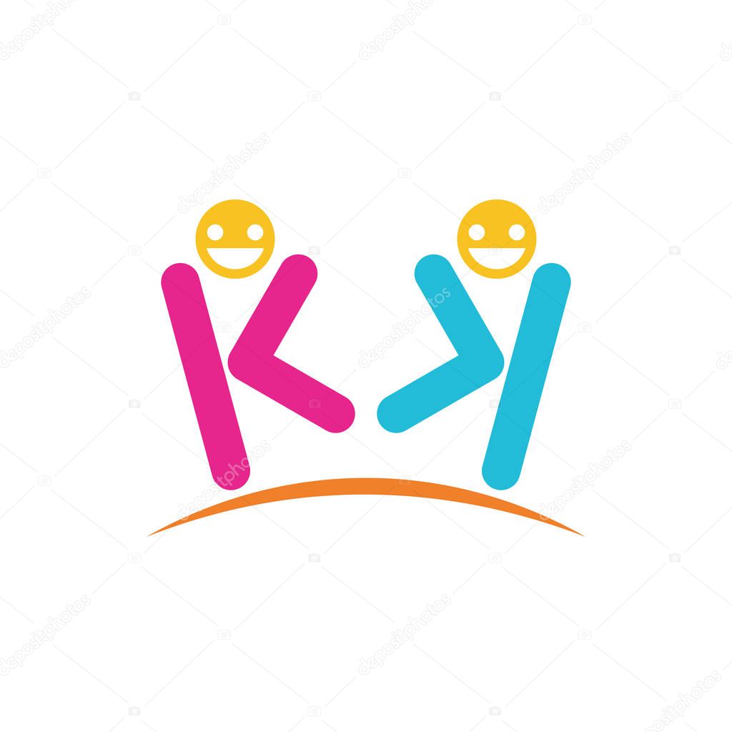 Kids activity logo design