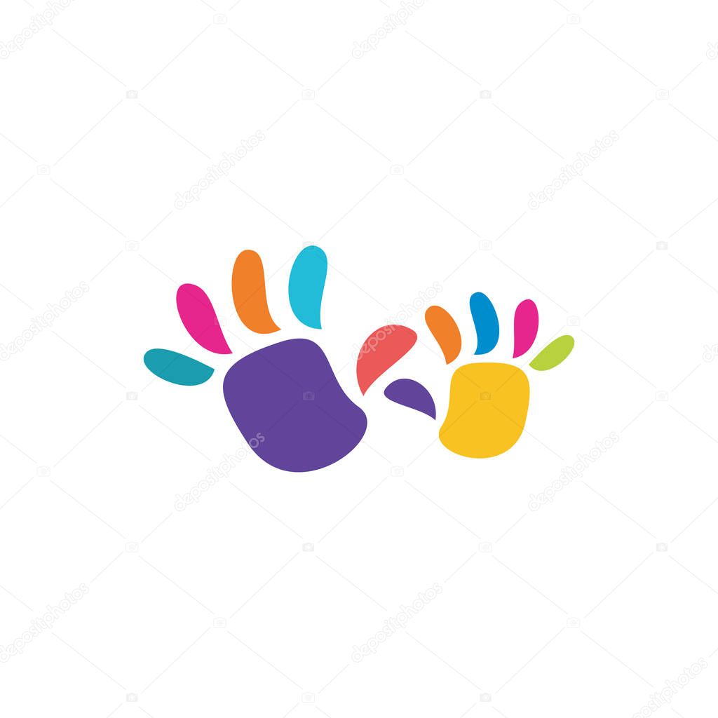 Kids activity logo design