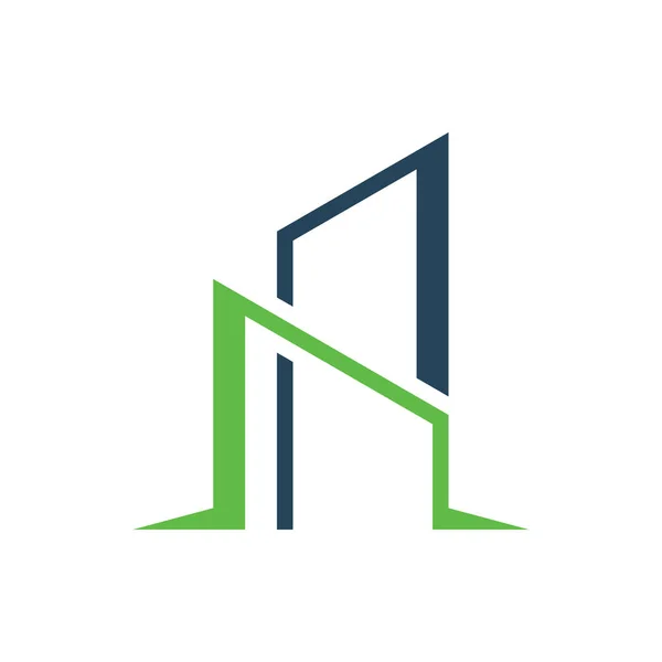 Opbygning Moderne Logo Vektor – Stock-vektor