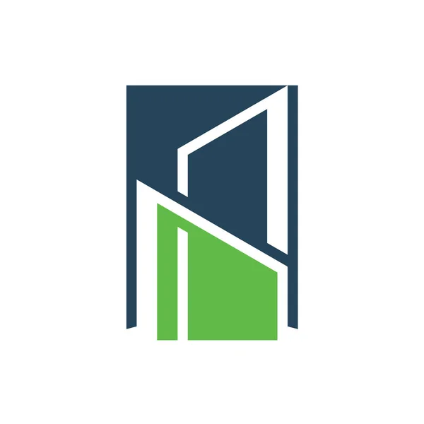 Building Modern Logo Vector — Stock Vector