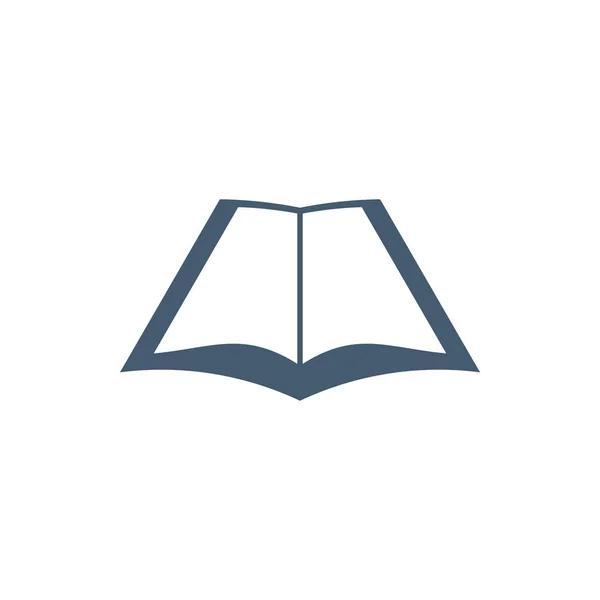 Kunskap Bok Logotypdesign — Stock vektor
