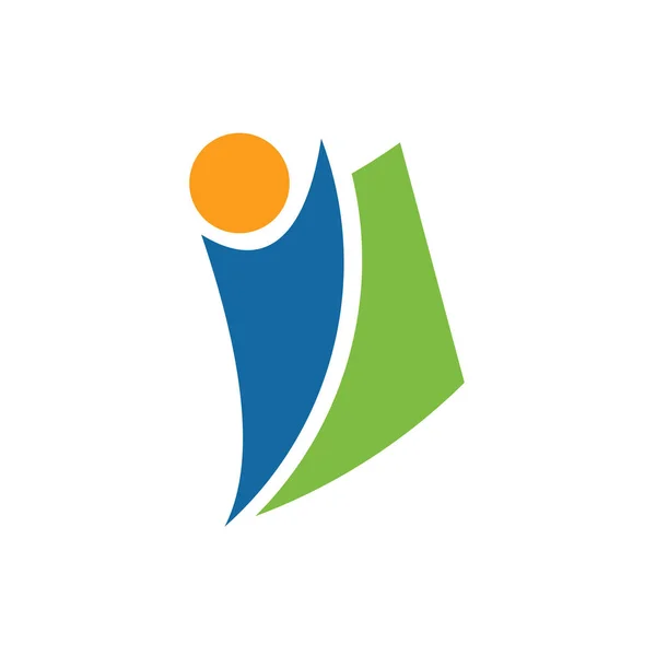 Knowledge Book Logo Design — Stock Vector