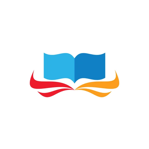Дизайн Логотипу Книги Знань — стоковий вектор