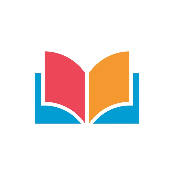 Diseño Del Logo Del Libro Conocimiento — Vector de stock