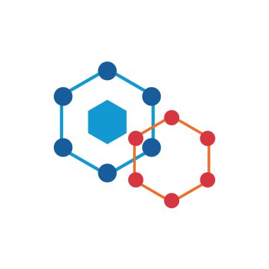 Bilim kimyasal logo laboratuvar