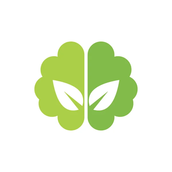 Projektowanie Logo Inteligencji Mózgu — Wektor stockowy