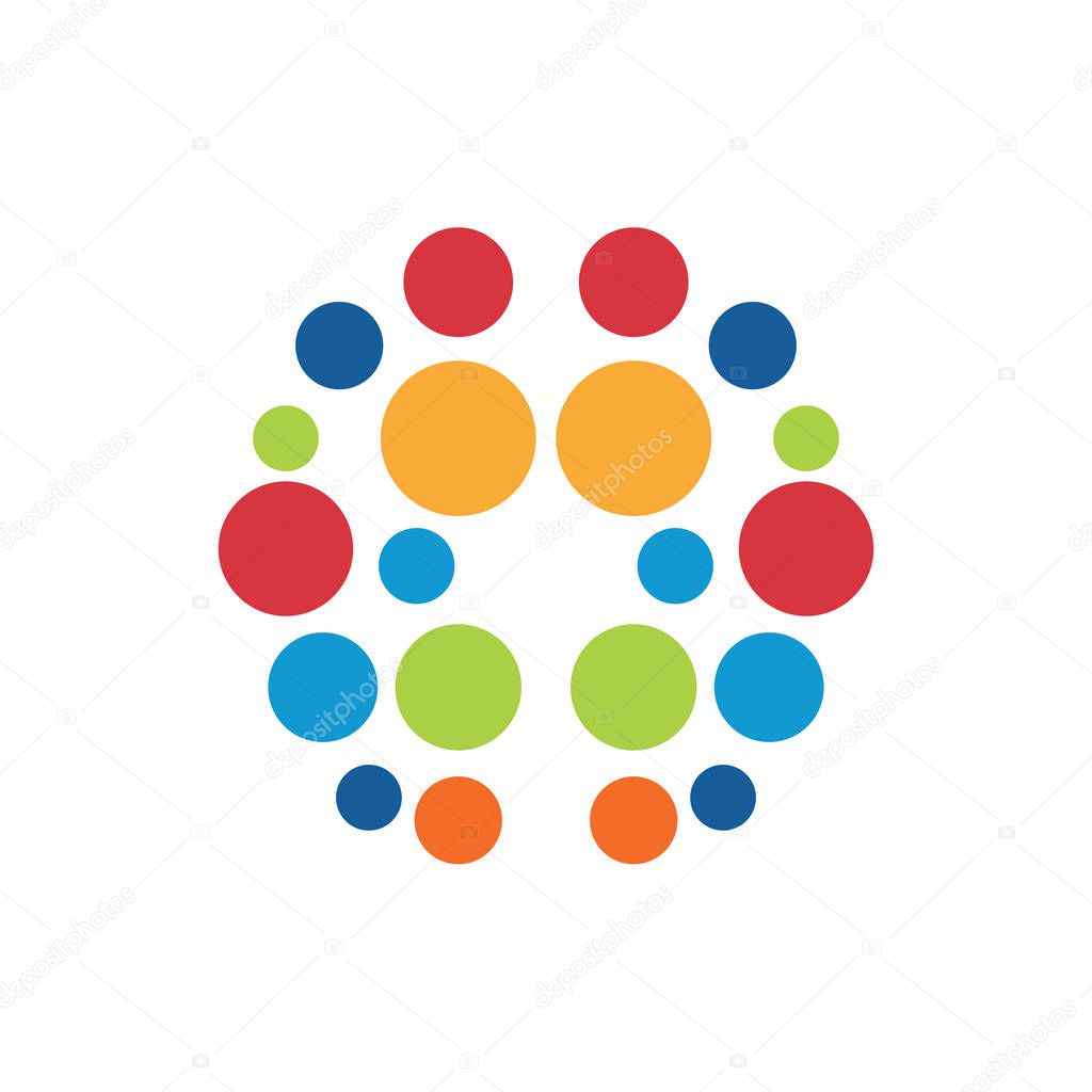 Brain intelligence logo design