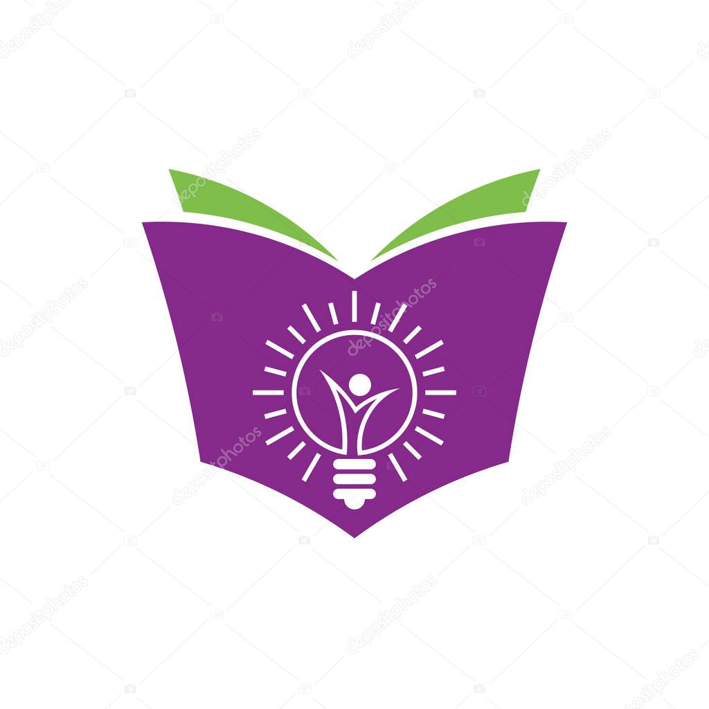 School education logo creative