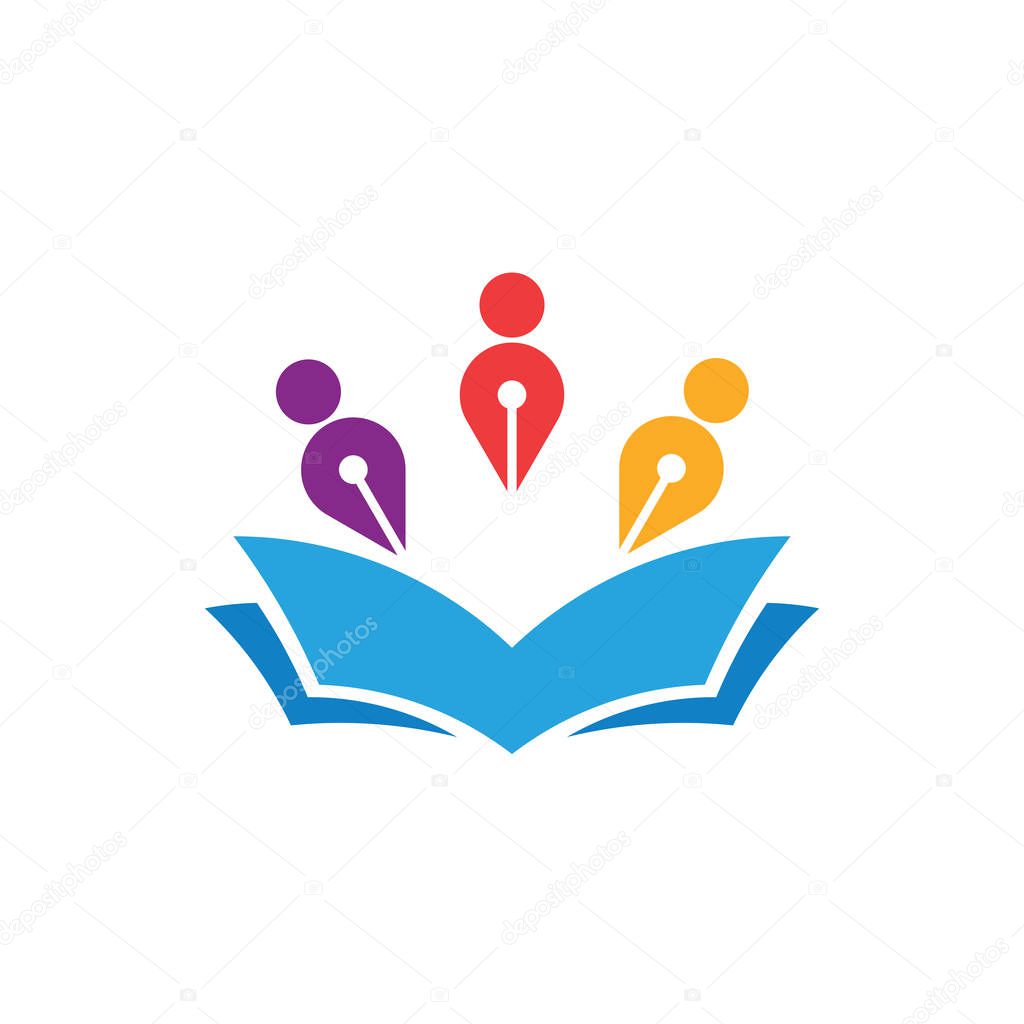 School education logo creative