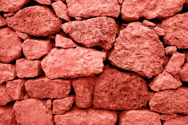 Coral color Stone background