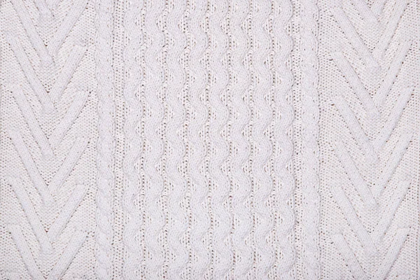 Jersey blanco tejido texturizado fondo . — Foto de Stock