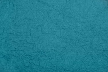 Soyut dokulu kağıt zümrüt mavi-yeşil renk arka plan.