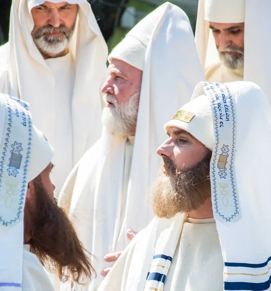 Producción Teatral Pascua Impresionante Juego Actuación Traición Muerte Resurrección Jesucristo — Foto de Stock