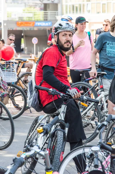 Odesa City Ukraine Mai 2019 Die Veranstaltung Fahrradtag Radfahrer Erwachsene — Stockfoto