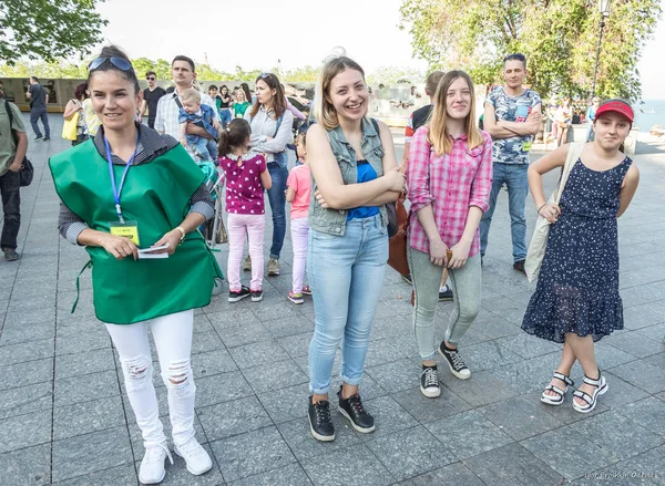 Οδησσός Ουκρανία Λεωφόρος Πρίπρισκυ Μαΐου 2019 Συναυλία Στο Κέντρο Της — Φωτογραφία Αρχείου