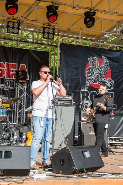 Het Rock Concert Werd Gehouden Stad Odessa Oekraïne Openluchttheater Genaamd — Stockfoto