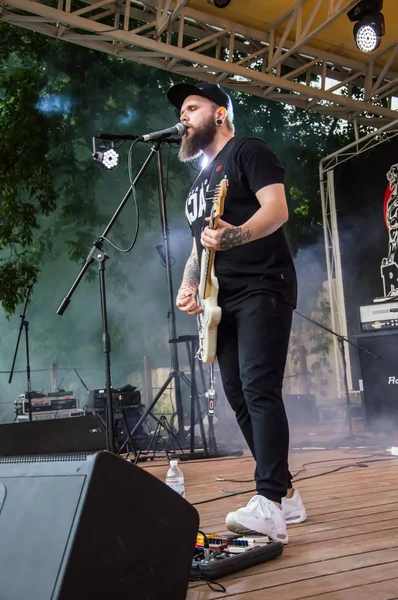 Het Rock Concert Werd Gehouden Stad Odessa Oekraïne Openluchttheater Genaamd — Stockfoto