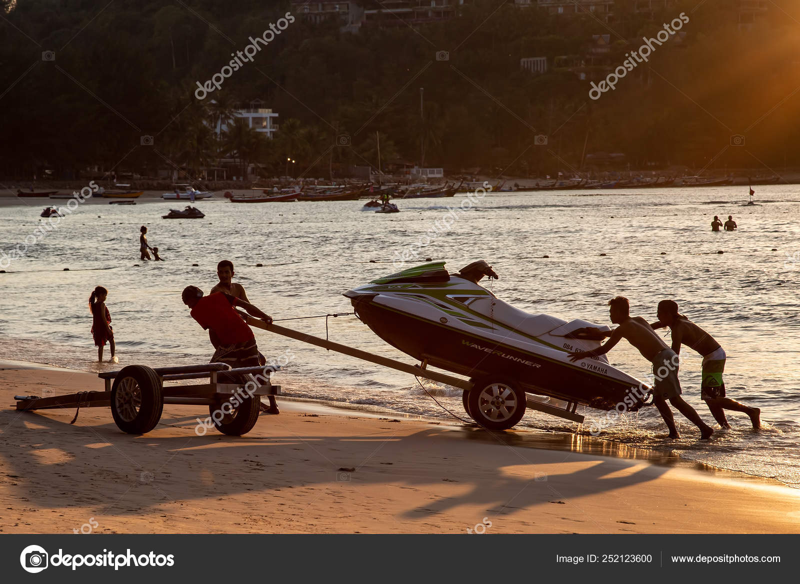 beach water bike