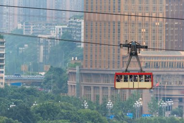 Kentsel teleferik Chongqing Çin