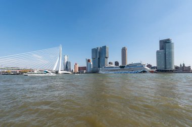 Rotterdam limanında yolcu gemisi istasyonu